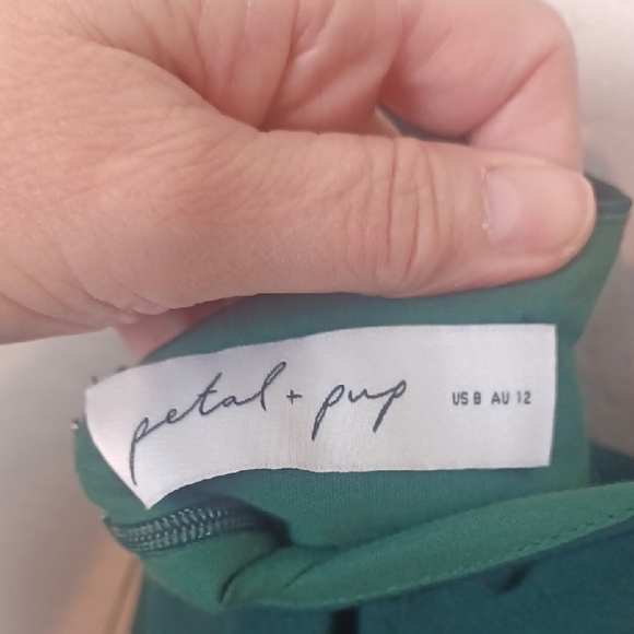 Petal & Pup Green Jumpsuit with Palazzo Size 8 - Picture 8 of 10